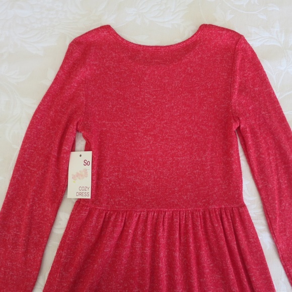 NWT Long Sleeve red dress from So Size L (1012) - Picture 6 of 10